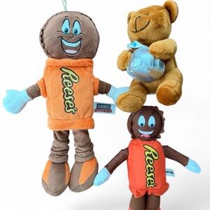 Hersheypark Reese’s Plush Chocolate Mascot Set